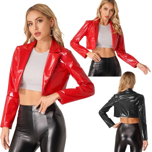 Damen wetlook anzug - damen, jacke