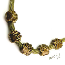 5 x Pfote Tatze Hund Bär