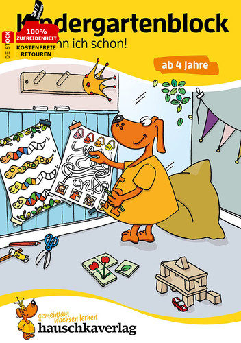 Kindergartenblock bunter - kindergartenblock, 4+