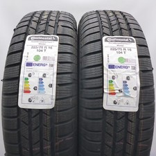 225 75 16 2x CONTINENTAL 225/75 R16 104T Winterreifen 2021 VOLL