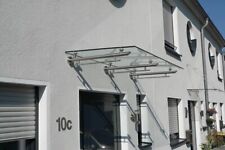 Edelstahl Vordach VSG TVG Haustür Vordach Überdachung Türvordach Modell SMART