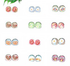 DIRNDLSCHMUCK TRACHTENSCHMUCK +++ AUSWAHL +++ 10mm 12mm Ohrstecker Dirndl Tracht