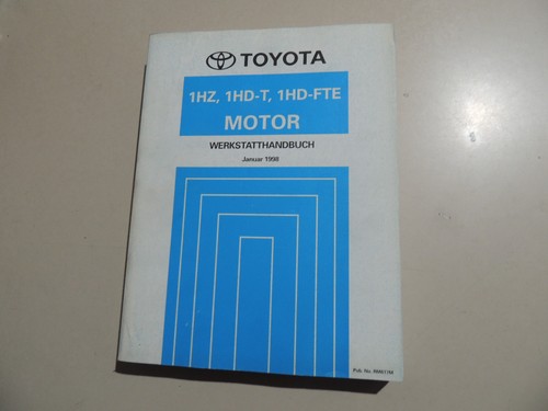 1998 werkstattbuch motor - 1998,