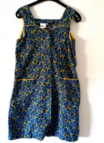 Blaues blümchen minikleid - blümchen, minikleid*