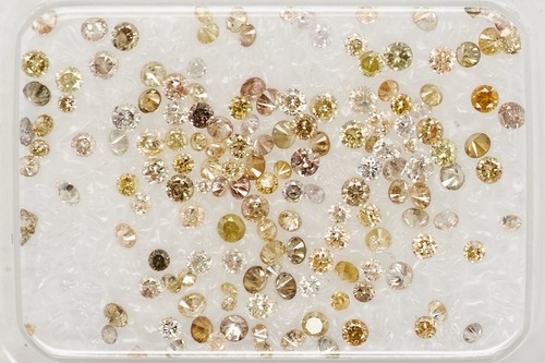 155 natürliche diamanten - natürliche,