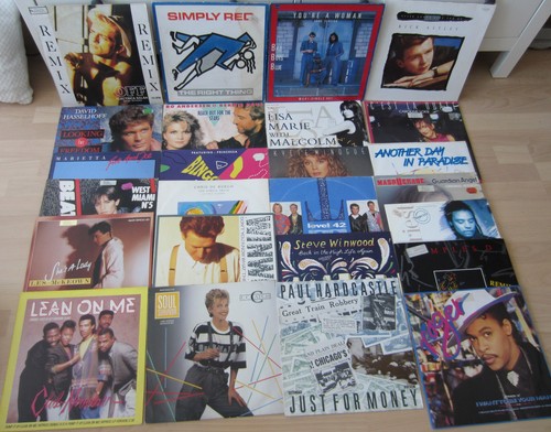 Konvolut maxis vinyl 80er - konvolut,