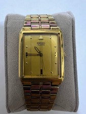 Seiko Uhr Quarz goldfarben