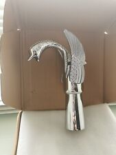 Wasserhahn Schwan silber chrom hoch für Aufsatzwaschbecken Bad Vintage Retro