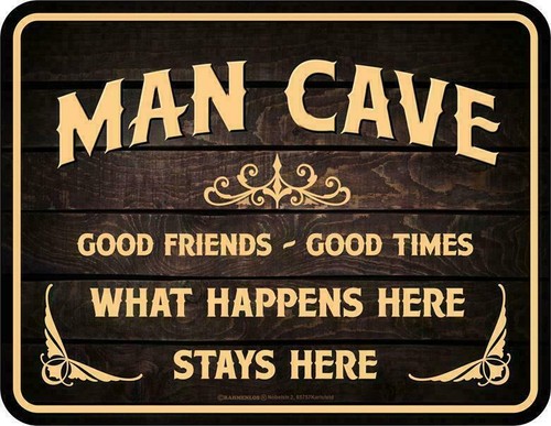 Männer blechschild man cave - männer,