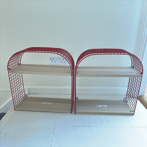 Paar ikea wandregale rot - paar,
