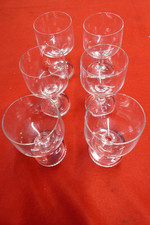 6 x Likörkelch  Rosenthal Glas "Variation" Entwurf T. Wirkkala 70er Jahre