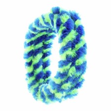 Nabenputzringe WÜMA für Moped, Mokick Simson S51 - blau/neongelb