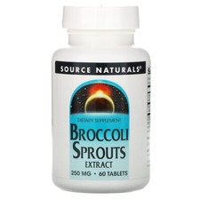 Source Naturals, Broccoli Sprouts Extract, 250mg, 60 Tabletten - Blitzversand