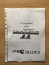 Magic Games II Wandgerät Gerätebeschreibung/Betriebsanleitung