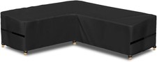 Awnic L-Form Gartenmöbel Abdeckung 215x215x71 cm wasserdicht & UV-Schutz