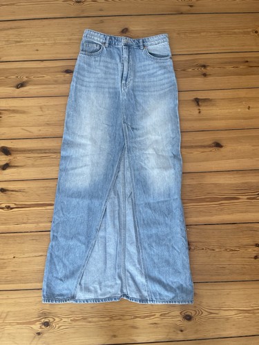 Monki maxirock jeansrock mit - monki,
