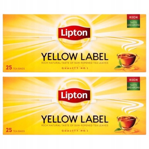 Lipton yellow label - lipton, herbata