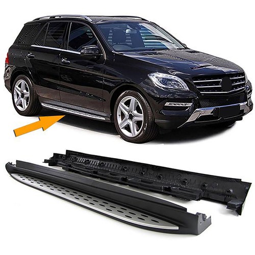 Alu trittbretter flankenschutz - alu,