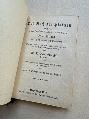 Altes gebetbuch gesangbuch - altes,