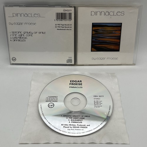 Edgar froese pinnacles cd - -,