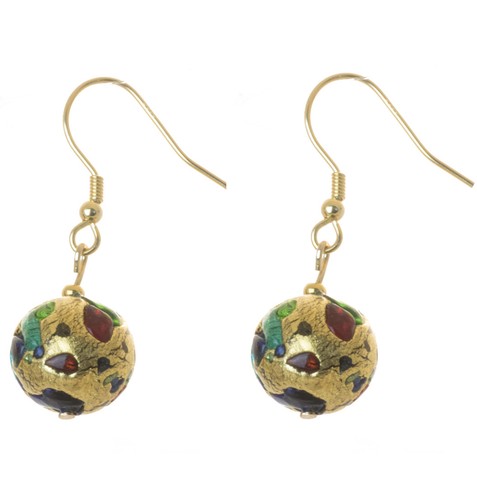 Ohrringe mit murano glas - ohrringe,