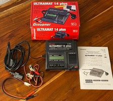 Graupner Ultramat 14 Plus Akku Ladegerät Lipp-Lilo-LiMn-Life-NiCd-NIMH Art. 6464