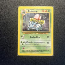 Pokemon Karte Bisaknosp 30/102 Deutsch