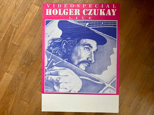 Original plakat holger czukay - holger,
