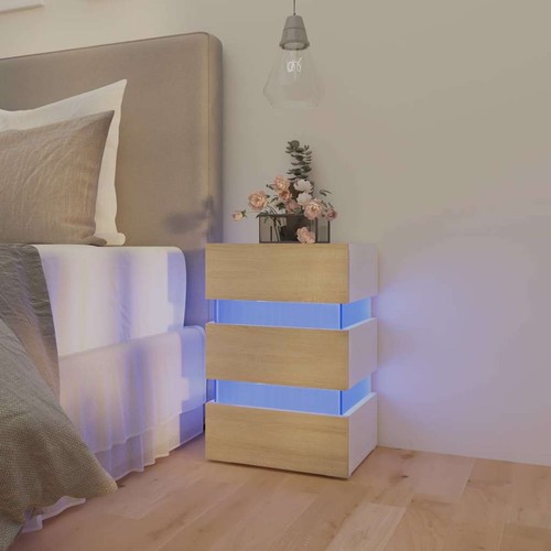 Led nachttisch nachtschrank - led,