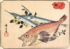 Vintage Japanischer Fisch