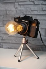 Vintage Kamera Lampe Loft Deko Fotografen Handmade Upclycled Porst Reflex