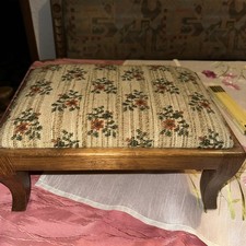 Fuß Schemel Antik Gepolstert