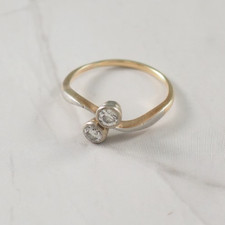 Toi et Moi Diamant Ring 14K
