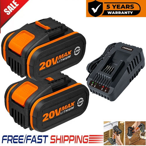 2pcs 0ah 20v - 2pcs, max