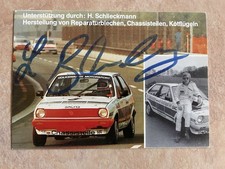 Autogramm Automobil Lothar Blomberg VW Volkswagen Tourenwagen  24 Stunden Rennen