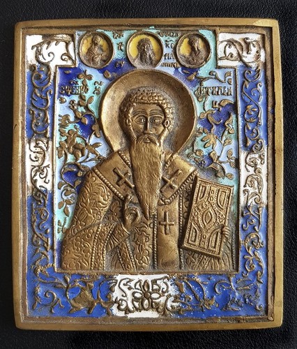 Antique russische bronze ikone - antique,
