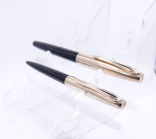 Set Geha Goldschwinge Füllfederhalter 585 Gold Feder Kugelschreiber