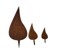 Rost Flamme Deko Edelrost DIY