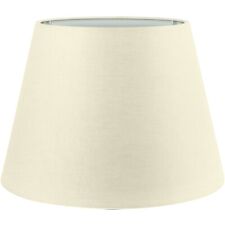 Premium Lampenschirm Stehlampe Hängelampe Creme Baumwolle E14/E27 XL=UØ 30cm