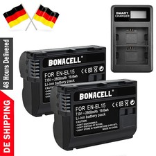 2PACK 2800mAh EN-EL15 Akku +