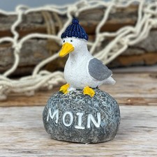 Deko Möwe mit Mütze auf