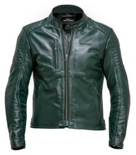 Moto Guzzi Lederjacke - Herren - grün- Größe XL