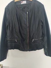 Bund Lederjacke Schwarz Gr M