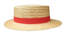 Herren Strohhut Kreissäge Klassiker 4 Farben Maifest Vatertag Gondoliere Musiker