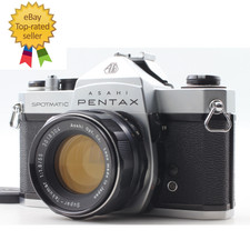 【FAST NEUWERTIG】 Pentax Spotmatic SP Filmkamera Super Takumar 55 mm F/1.8 aus...