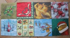 8 Servietten * Weihnachten * Serviettentechnik * Konvolut * Set 2