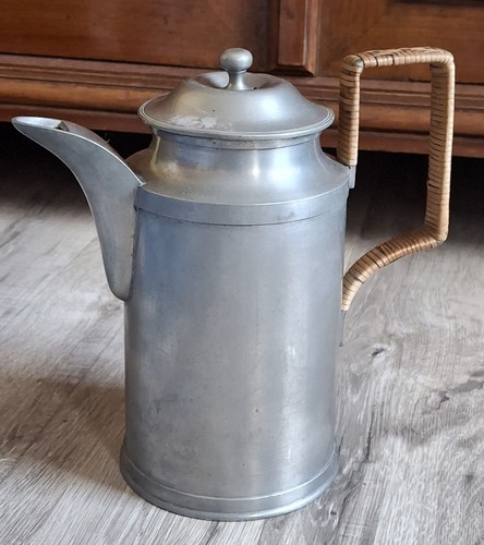 Antike zinnkanne biedermeier - zinnkanne, 3