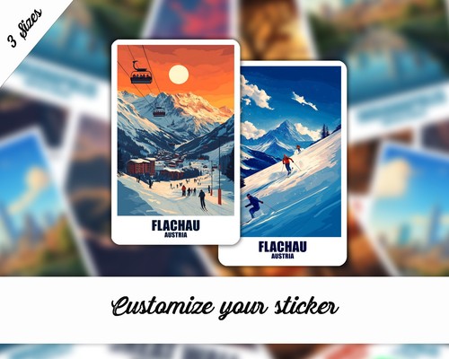 Flachau aufkleber österreich - flachau,