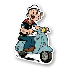 POPEYE VESPA PVC AUFKLEBER (MBPVC099)