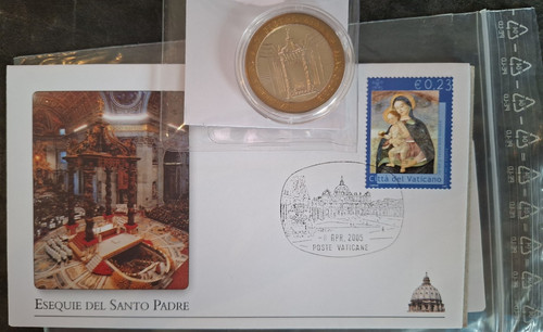 Vatikan numisbrief 2005 - numisbrief,